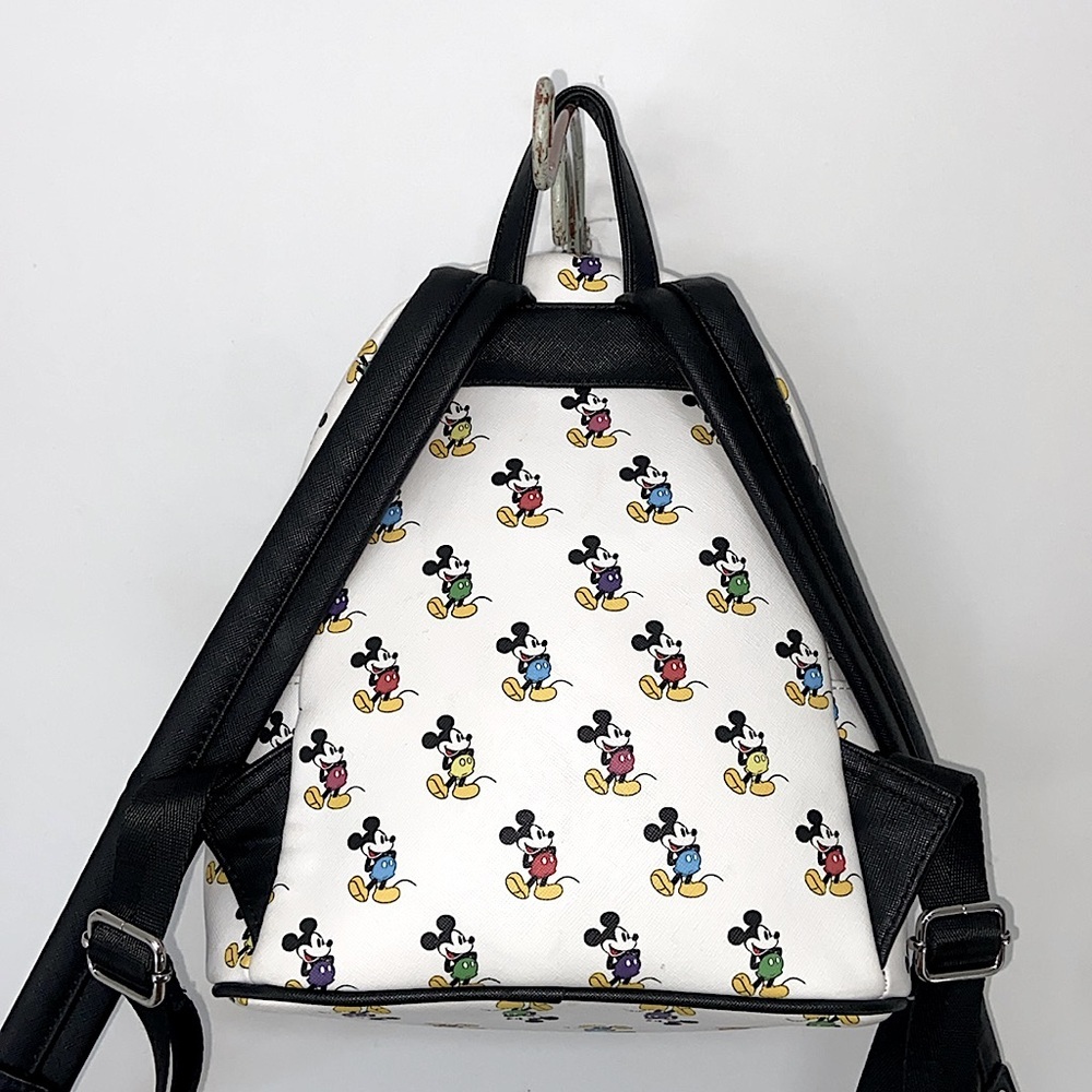 Loungefly Disney Parks Mickey Mouse Multicolor Backpack - Picture 3 of 9